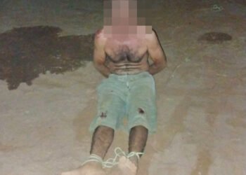 Pego estuprando menina, pedófilo é marrado e leva surra de funcionários de fazenda