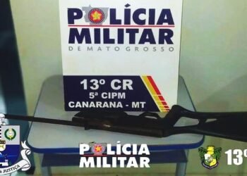 PM realiza prisão de suspeito por violência doméstica em Canarana