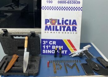 PM prende homem por violência doméstica e apreende arma de fogo e 58 munições