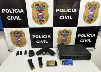 Polícia Civil apreende arma de fogo de homem investigado por violência doméstica