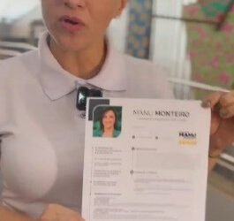 Candidata à vereança inicia campanha entregando currículo pelas ruas de Cuiabá