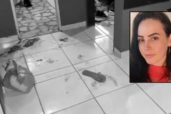 Vídeos mostram horas antes e depois de assassinato de empresária
