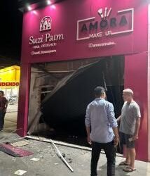 Manicure tem loja destruída por ex que não aceita término