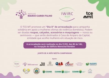 TCE-MT adere à campanha solidária em apoio a mulheres vítimas de violência doméstica