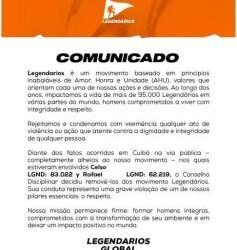 Conselho do Legendários expulsa membros que agrediram mulher na rua