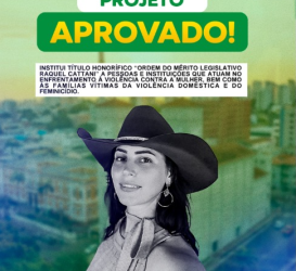 Câmara aprova projeto que homenageia filha assassinada de deputado