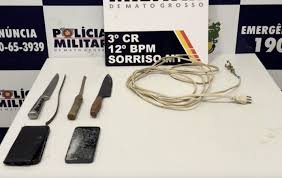 Homem embriagado tenta matar esposa e filho, reage à abordagem e é preso em Sorriso