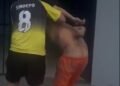 Vídeos mostram prisão de padrasto que estuprou enteada de 11 anos em MT