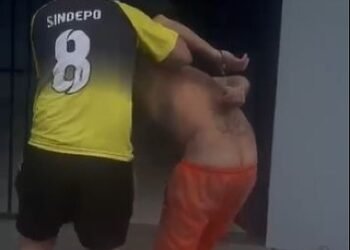 Vídeos mostram prisão de padrasto que estuprou enteada de 11 anos em MT