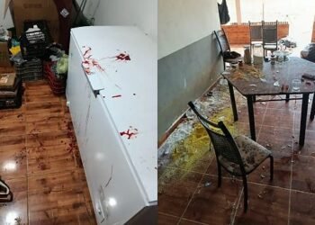 Homem é preso após agredir esposa e tentar incendiar pertences na frente da filha de 8 anos