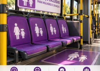 Paula Calil propõe espaço lilás exclusivo para mulheres e crianças nos ônibus coletivos de Cuiabá